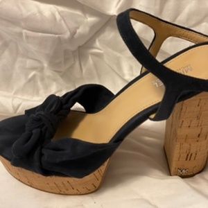 Michael Kors - Navy Blue Suede Worn  1